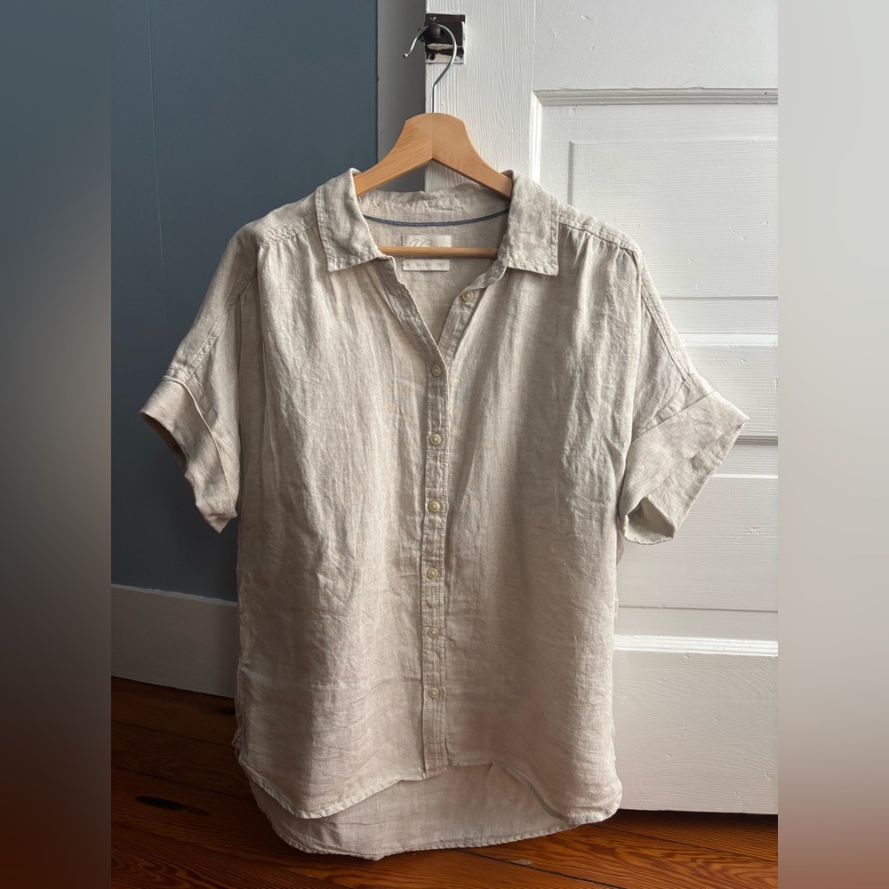 J. Crew Women’s Natural Linen Shirt